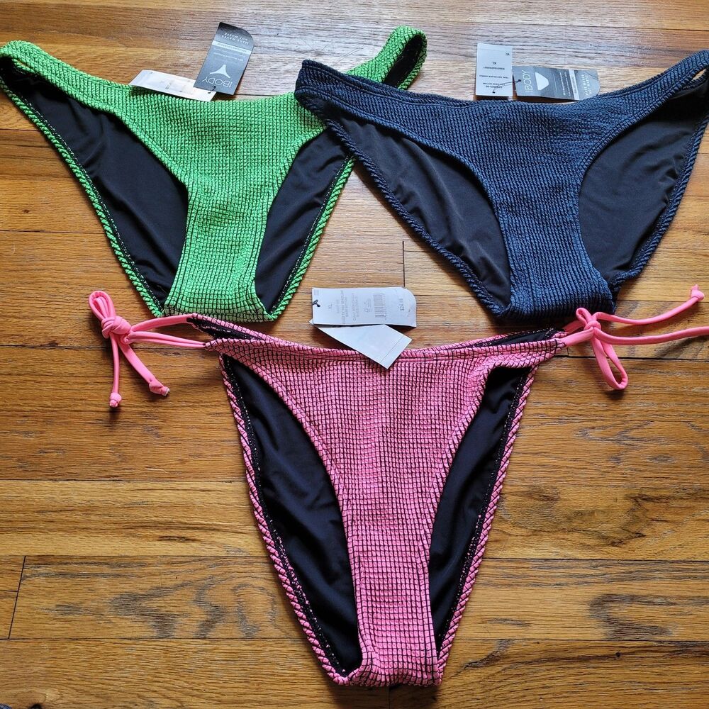 Body by Cotton On Swimsuit Bikini Bottoms Bundle of (3) Women's Size XL NWT